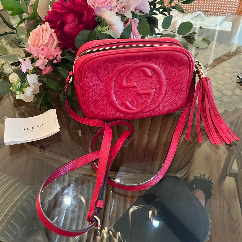 Authentic Gucci Red Soho Disco